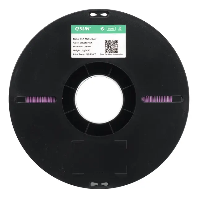 eSun PLA-Matte Dual Green Pink 