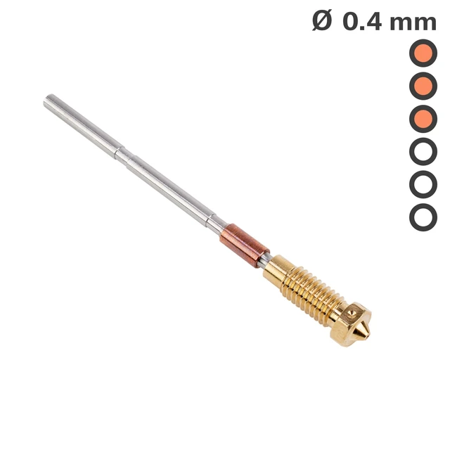 Prusa Nextruder Nozzle - Brass 0.4mm 