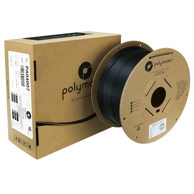 Polymaker PolyTerra Matte PLA Charcoal Black (3000g) 
