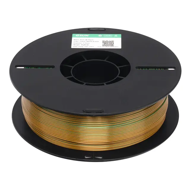 eSun PLA-Silk Mystic Gold Green Black 