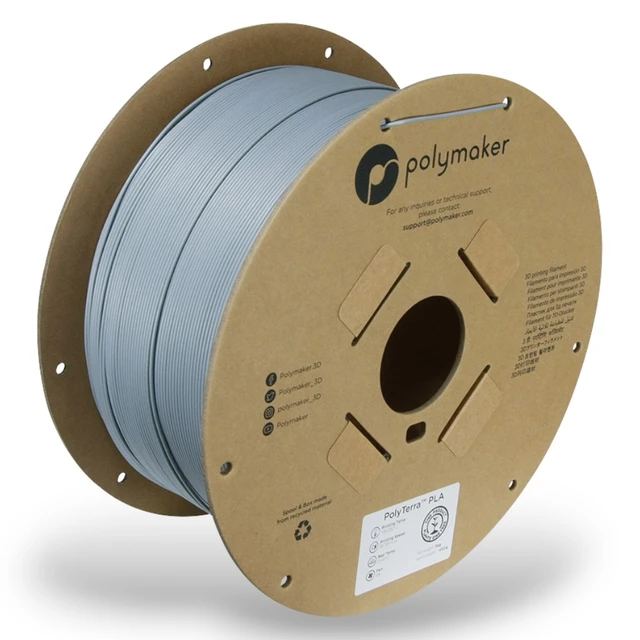 Polymaker PolyTerra Matte PLA Fossil Grey (3000g) 
