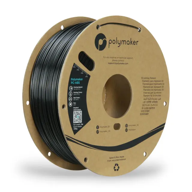 Polymaker PolyMax PC-ABS Black (1000g) 