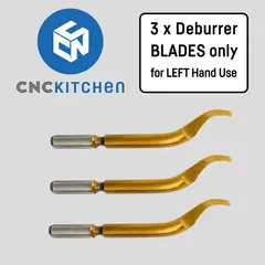 CNCKitchen 3xDeburrer Blades - Left Hand Ekstrablad for Deburrer Tool