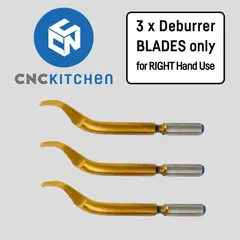 CNCKitchen 3xDeburrer Blades- Right Hand Ekstrablad for Deburrer Tool