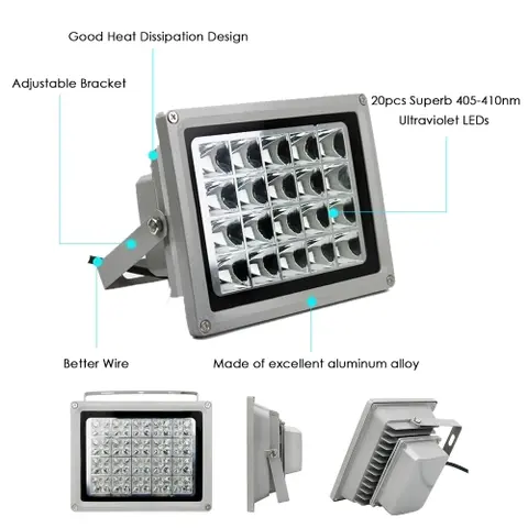 Polysmart LED UV herdelampe - 20W 