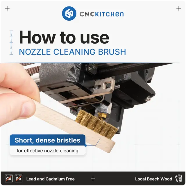CNCKitchen Nozzle Cleaning Brush 