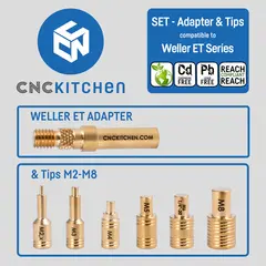 CNCKitchen Soldering Tips and Adapter For Weller ET-serie
