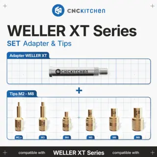 CNCKitchen Soldering Tips and Adapter For Weller XT-serie