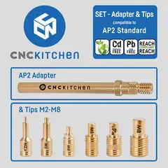 CNCKitchen Soldering Tips and Adapter For AP2-standard
