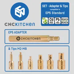CNCKitchen Soldering Tips and Adapter For EP5-standard