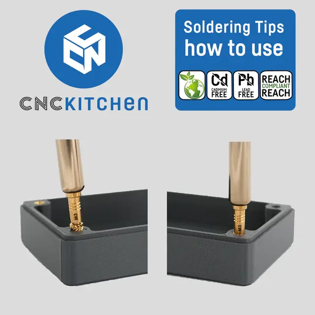 CNCKitchen Soldering Tips and Adapter For M900 / T18 