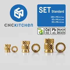 CNCKitchen Threaded Insert Set Standard 200pk