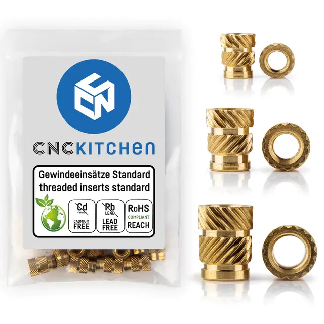 CNCKitchen Threaded Insert Set Standard 200pk 