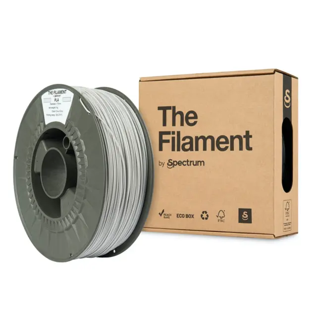 The Filament PLA, by Spectrum Filaments Cloud Grey 