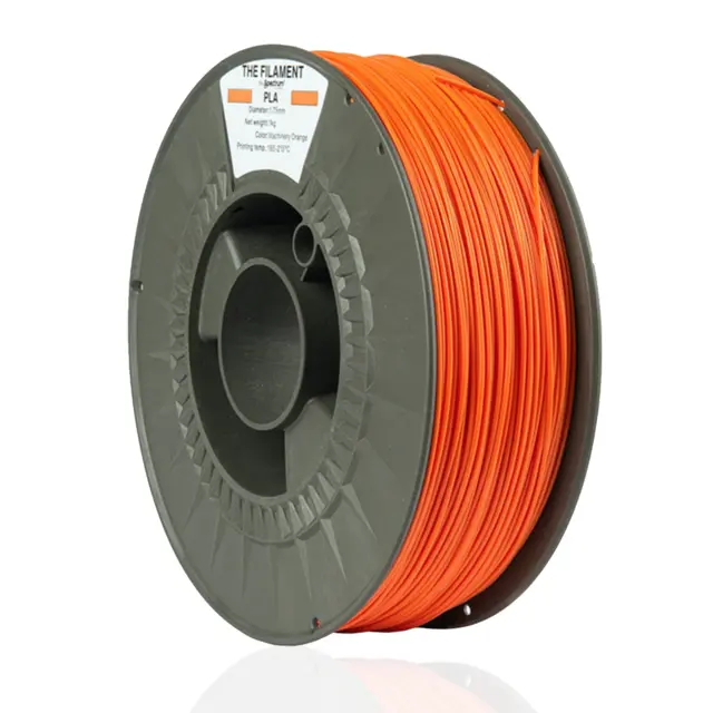 The Filament PLA, by Spectrum Filaments Machinery Orange 