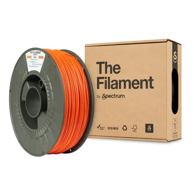 The Filament PLA, by Spectrum Filaments Machinery Orange 