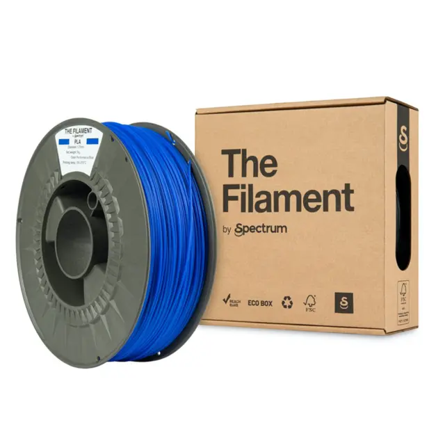 The Filament PLA, by Spectrum Filaments Performance Blue 