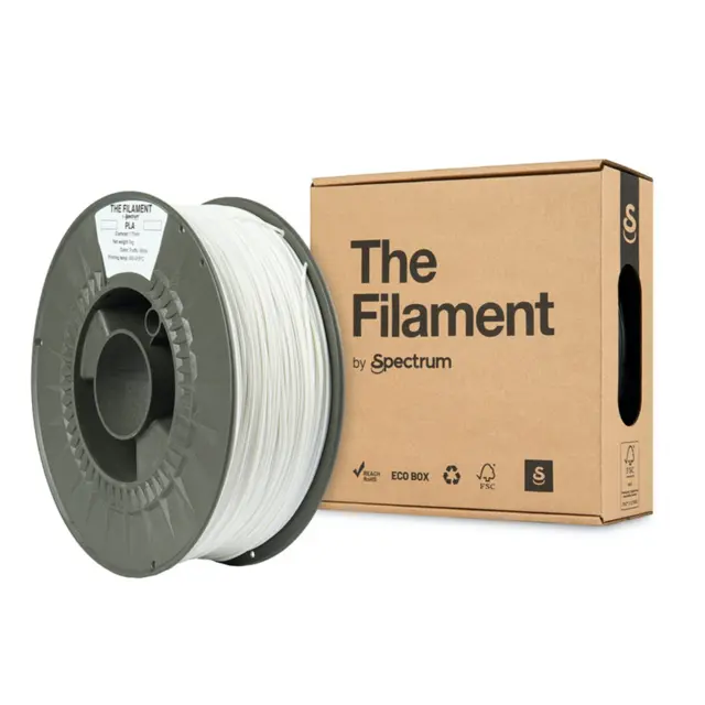 The Filament PLA, by Spectrum Filaments Traffic White 