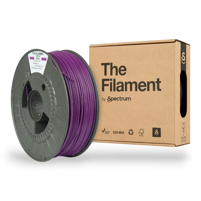 The Filament PETG, by Spectrum Filaments Plasma Purple 