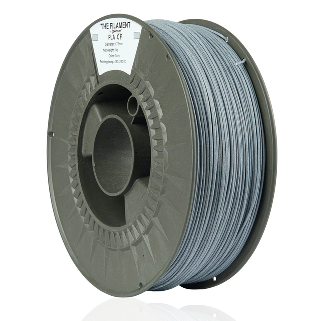 The Filament PLA-CF, by Spectrum Grey 