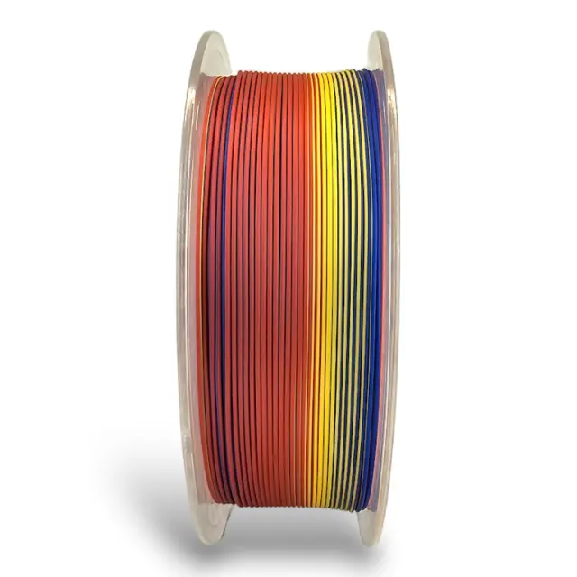 Polyalkemi PLA Silk TriColor Gold Blue Red 