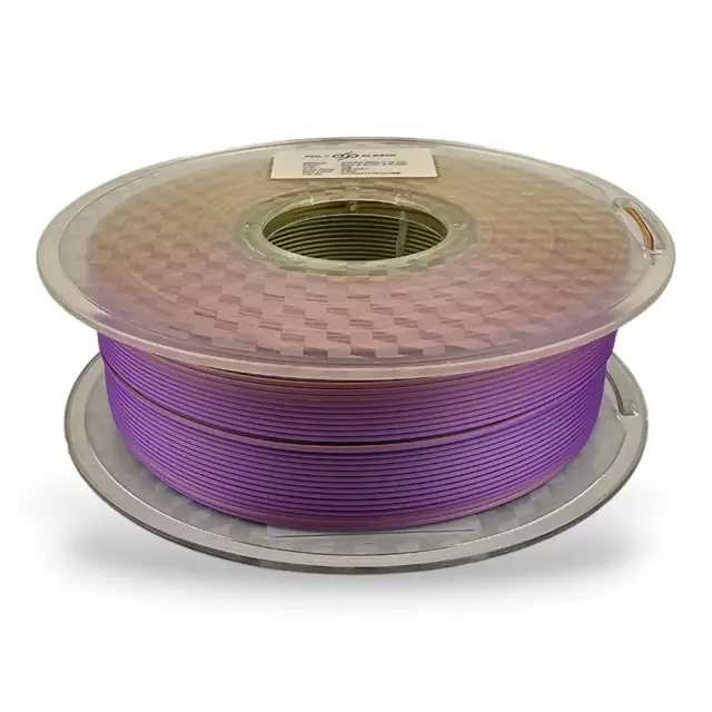 Polyalkemi PLA Silk TriColor Gold Green Purple 