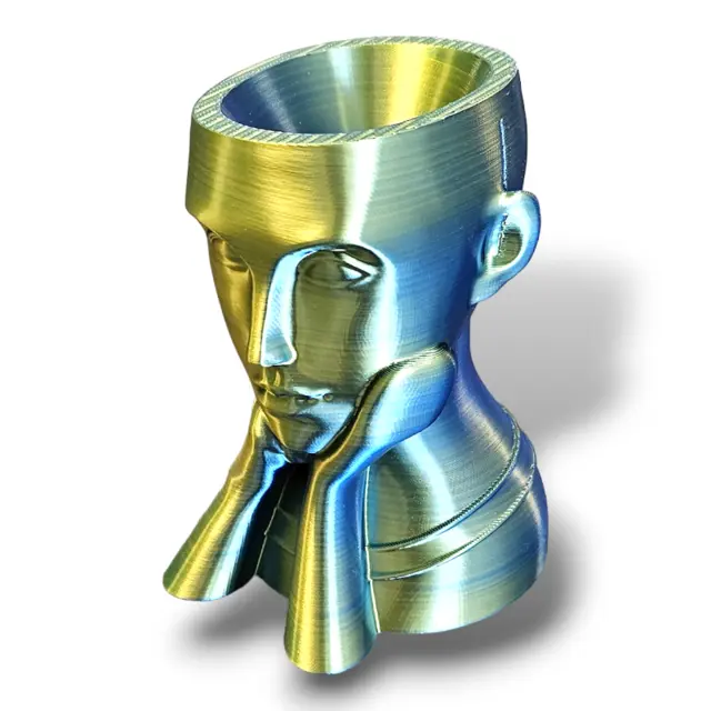 Polyalkemi PLA Silk TriColor Gold Green Blue 