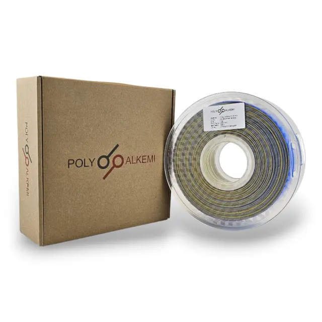 Polyalkemi PLA Silk TriColor Gold Green Blue 