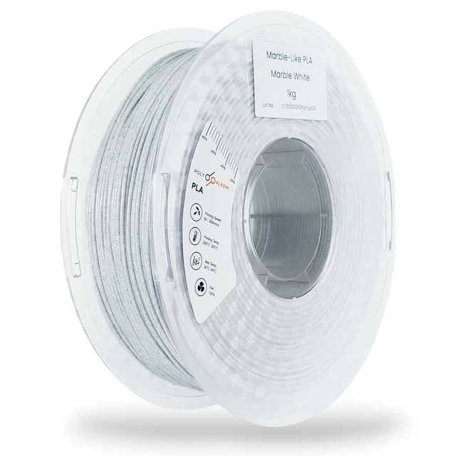 Polyalkemi PLA Marble Marble White 