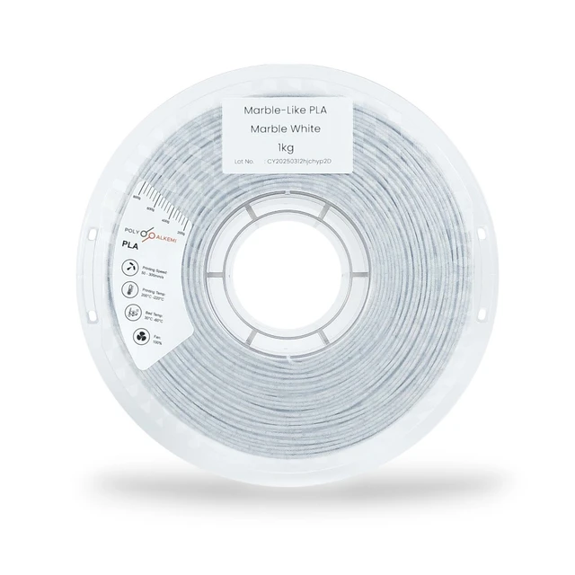 Polyalkemi PLA Marble Marble White 