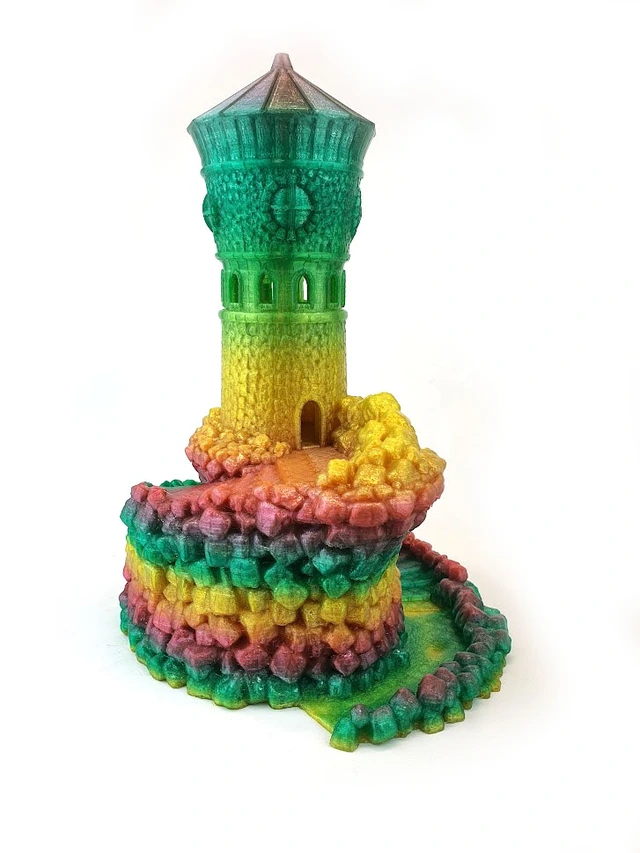 Polyalkemi TPU 95A - Flexible Transparent Rainbow 