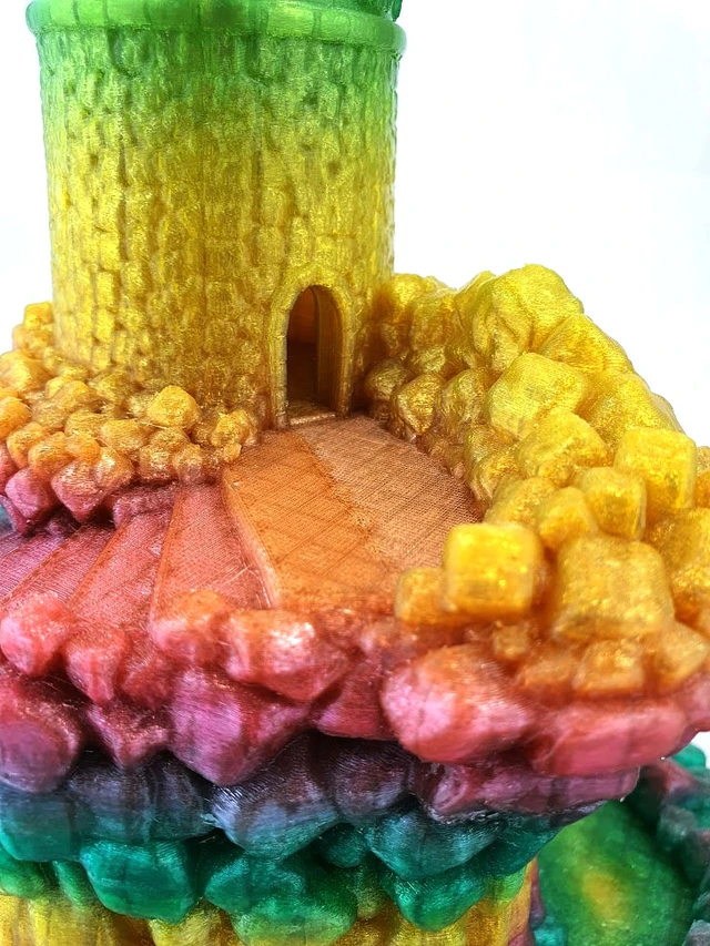 Polyalkemi TPU 95A - Flexible Transparent Rainbow 