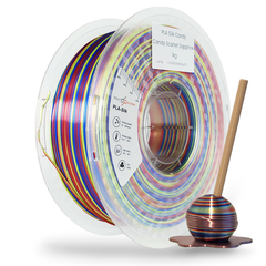 Polyalkemi PLA Silk Candy Scarlet Sapphire (Blue Gold Red)