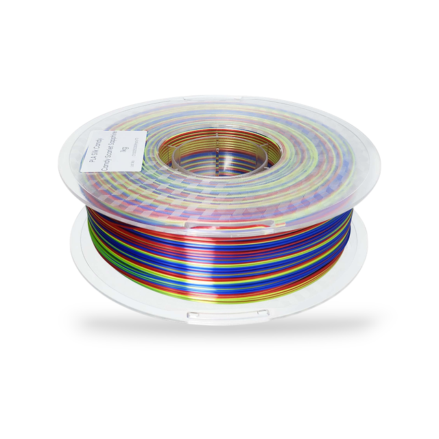 Polyalkemi PLA Silk Candy Scarlet Sapphire (Blue Gold Red) 