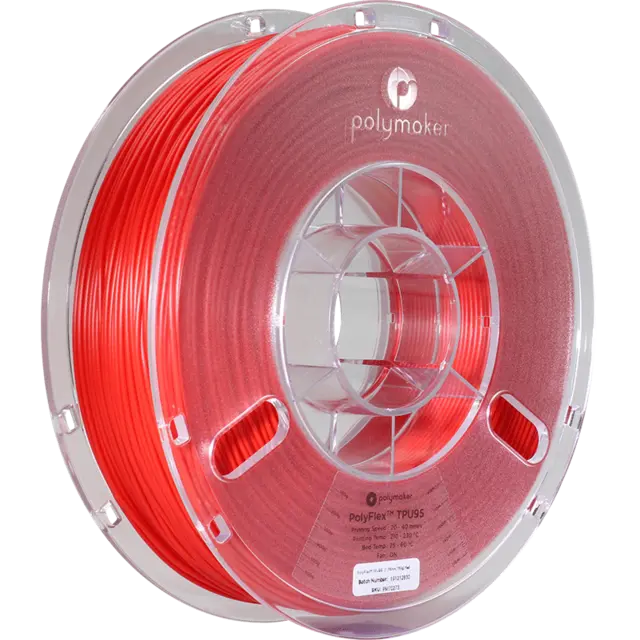 Polymaker PolyFlex 95A True Red 