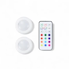Bambu Lab Remote Controlled RGBW 16-Color Puck Lights (2pck)