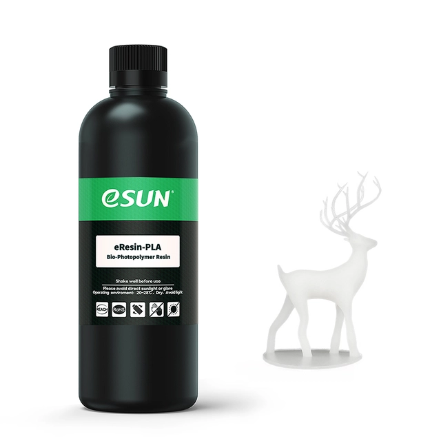 eSun eResin PLA Plantebasert 1kg White 
