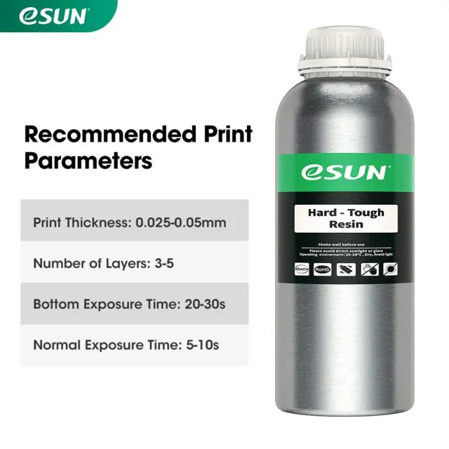 eSun Resin Hard and Tough 1kg Grey 
