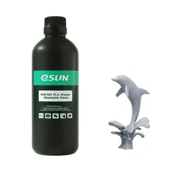 eSun PW100 PLA Water Washable Resin 1kg Grey
