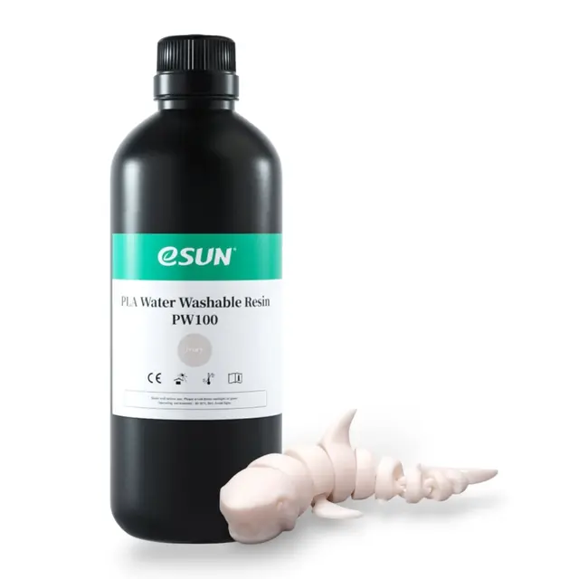 eSun PW100 PLA Water Washable Resin 1kg Ivory 