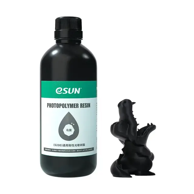 eSun S200 Standard Resin 1kg Deep Black 