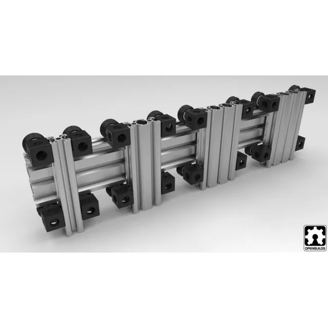 RatRig Corner Connector - Three Way Cube For 2020 - Black 