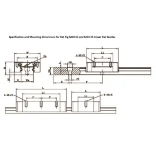 RatRig MGN12 Linear Rail