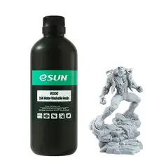 eSun W300 PLA Water Washable Resin 1kg Grey