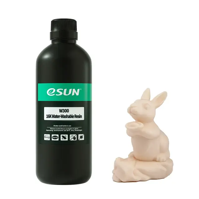 eSun W300 PLA Water Washable Resin 1kg Ivory 