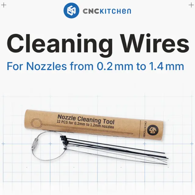 CNCKitchen Nozzle Cleaning Wires (12pk) 