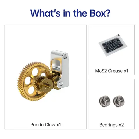 Biqu Panda Claw - Hardened Gear set For P1 / X1 series 