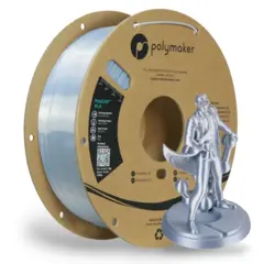Polymaker PolyLite Silk PLA Silver