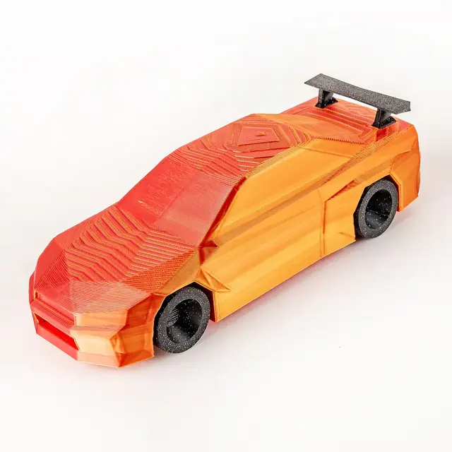 Polymaker PolyLite Dual Silk PLA Sunset (Silk Gold/Silk Red) 