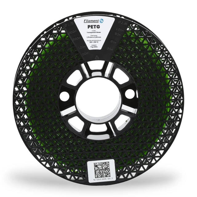 FilamentPM PETG Transparent Green 